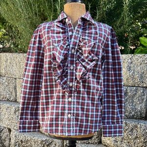 NWOT Polo Ralph Lauren Plaid Button-Down Cotton Shirt